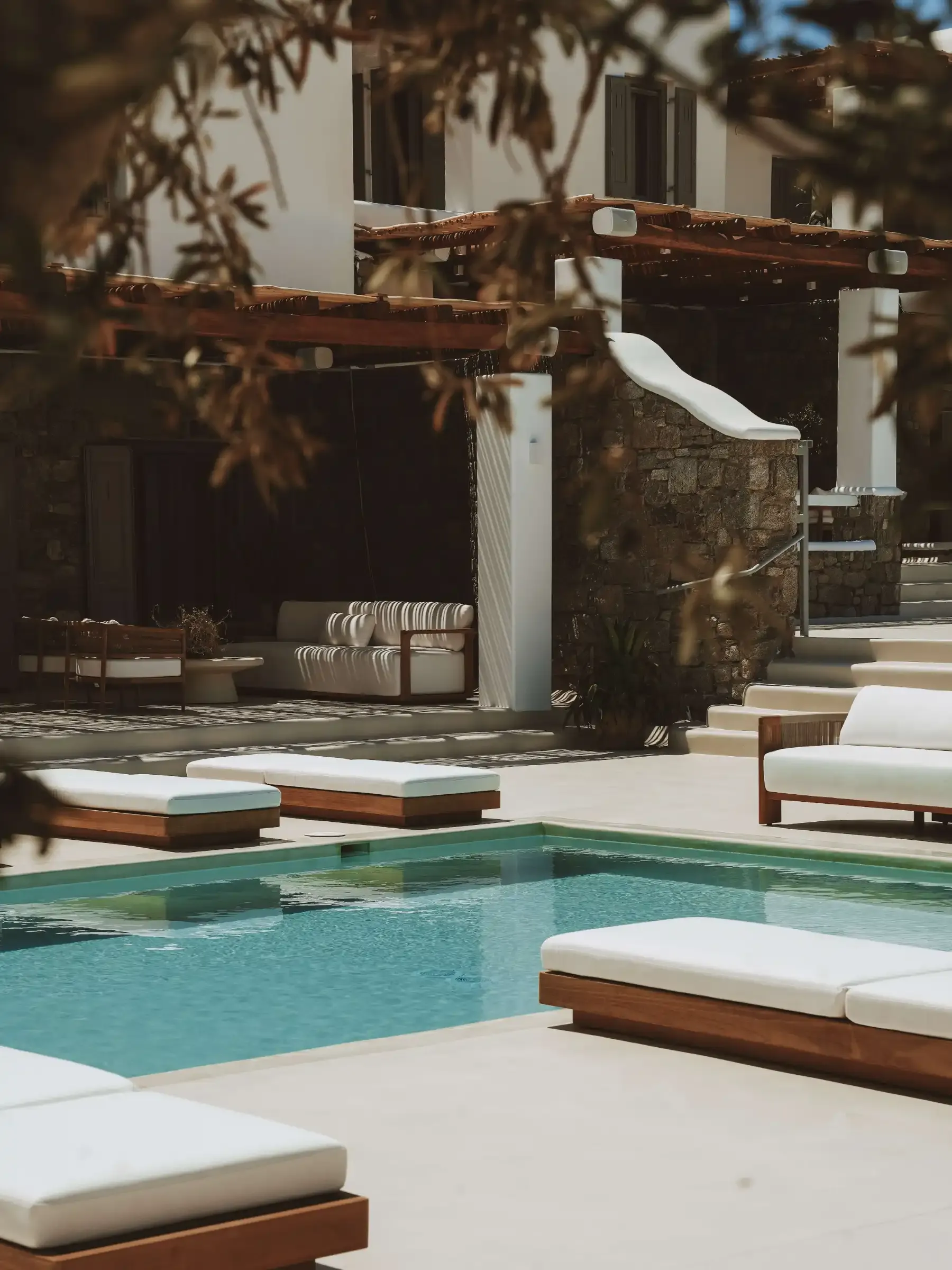 Luxury Mykonos pool experience